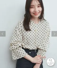 2WAYスカラップブラウス　ナチュラルクチュールのサムネイル