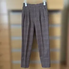 GLOBAL WORK あったかウツクシルエットテーパードパンツ