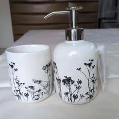 IKEA ソープディスペンサー カップ 2点セット(陶器)のサムネイル