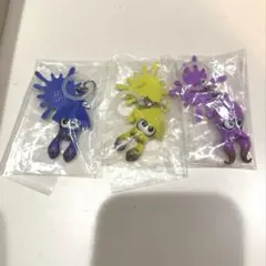 スプラトゥーン3 めじるし イカタコチャームマスコット 3種セット