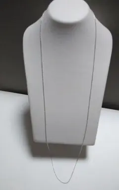 ♦【日本製/silverチェーン】(↓値下げ)　ロング約～70㎝　小豆0.35