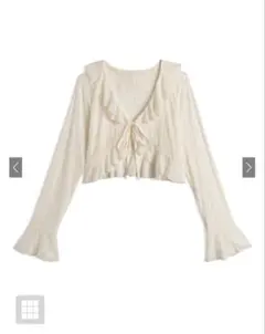 GRL フリルリボンレースボレロ[at2519]