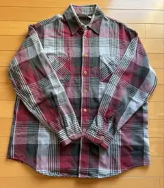 80's ポルトガル製　BIG MAC ネルシャツ　L