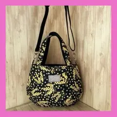 ミモザ（ネイビー）サコッシュ　ミニバック　ポシェット　北欧