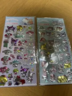 ハローキティ 立体シール 2シートセット