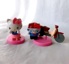 【匿名配送】ハローキティ　チョコエッグ　ホンダ　指ハート　昭和　令和　２点セット