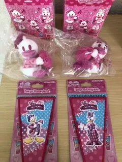 パルパルーザ　ファンダーランド ぬいぐるみチャーム　ワッペン　ドナルド　デイジー