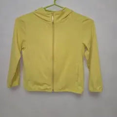 イエロー フード付きジャケット 110