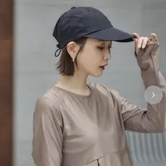 【新品】しまむら mysa closet 田中里奈　キャップ ブラックのサムネイル