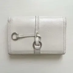 agnes b. VOYAGE 二つ折り財布 ホワイト がま口 アニエスベーのサムネイル