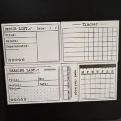 【訳あり】手帳 レトロ計画 ケヤキ木製スタンプ セット（自用向け）