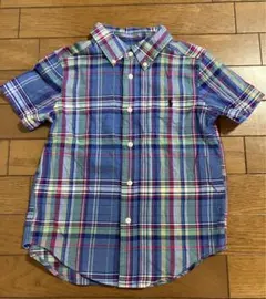 ラルフローレン　Ralph Lauren 半袖シャツ　チェックシャツ　4T