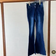 1点限り☆レディース ブーツカットデニム 【00】 細見え 美脚 カジュアル