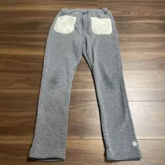 ラグマート　グレー フリースポケット付き 長ズボン 130cm