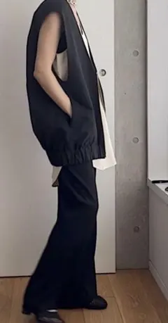 CHIEKO+ round back zip vest ベスト・ジレ round back zip vest｜CHIEKO+(チエコプラス)公式通販