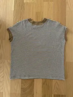 coen コーエン ボーダー Tシャツ ブラウン