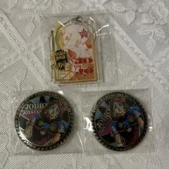ジョジョ ジョディオ・ジョースター 缶バッジ ワイヤーホルダー 2点セット