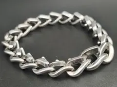 美品 Tiffany フォージ ラージリンク ブレスレット シルバー いぶし