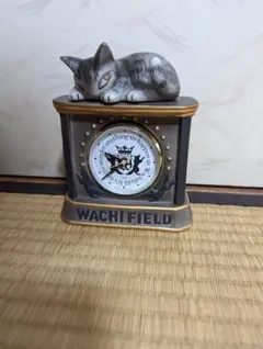ジャンク品】わちふぃーるど ダヤン トランク置き時計 アンティーク
