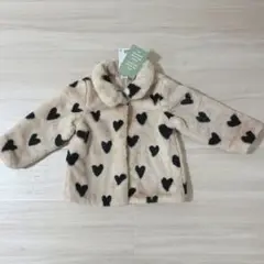 【新品未使用】H&M ハート ファーコート 90cm