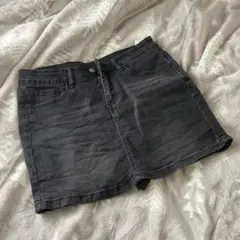 SHEIN Dazy ダークグレー デニムスカート