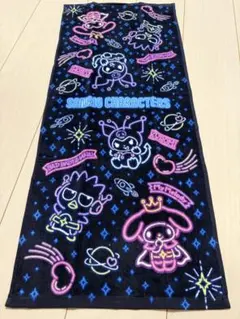 サンリオ　キャラクターズ　ネオンデザイン　フェイスタオル　しまむら　新品未使用