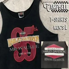 【激レアL☆USA製90s】ハーレーダビッドソン 両面プリント タンクトップ