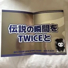 TWICEライブ 4/26国立競技場スローガン・入場特典(指人形)・ステッカー