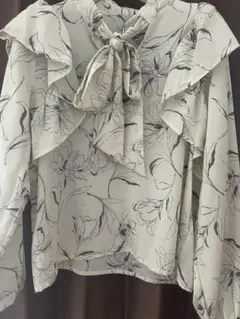 花柄長袖ブラウス レディース GRL