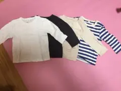 ボーダー Tシャツ ロンT  80サイズ　無印