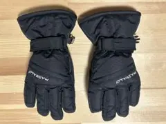 MASHALO 防水スキーグローブ ブラック 120