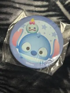 【非売品】ディズニー ツムツム スティッチ 缶バッジ