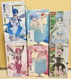 ☆*☆様 リゼロ レム・ラム フィギュア6点セット