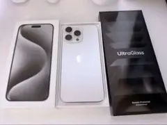 【極美品】iPhone 15 Pro Max ホワイトチタニウム 256GB