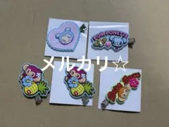 ナルミヤキャラクターズ ラバークリップ　デイジー　ミント　メゾピアノ　5点セット