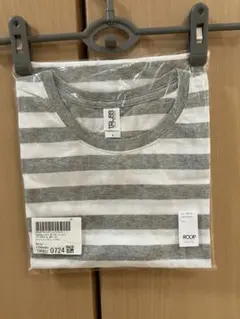 TRUSS ROOP TOKYO ボーダーTシャツ ホワイト×グレー Lのサムネイル