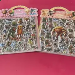 2枚綴り×2 イタリアンブレインロット ぷっくりシール ❷