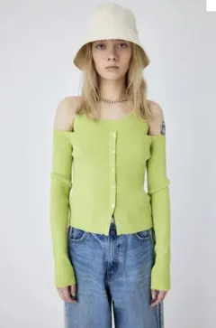 キャミ&カーデセット　moussy 新品のサムネイル