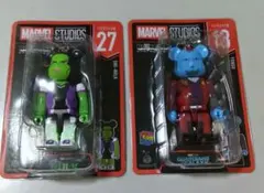 MARVEL マーベル　ベアブリック　ハッピーくじ　2体まとめて　 フィギュア