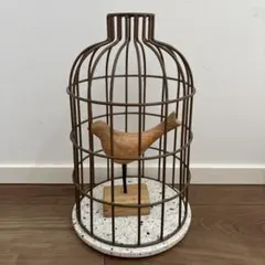 アクタス　鳥かご＆木製鳥◯最終値下げ◯