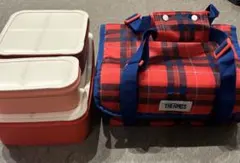 THERMOS 弁当箱 保冷バッグ付き 2段式
