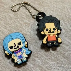 ONE PIECE エース ビビ ジビッツ チャーム 2個セット クロックス