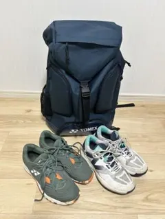 テニスリュックとテニスシューズ2足セット