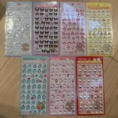 サンリオ　ボンボンドロップシール　ミニ　7点セット　まとめ売り