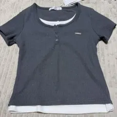 OLIVE des OLIVE ヘンリーフェイクレイヤードTシャツのサムネイル