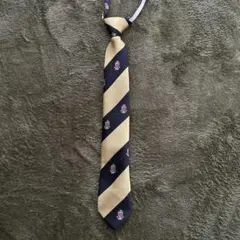 キッズネクタイ　紺黄色