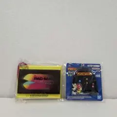 パックマン カラビナ付きミニクリアポーチ シャカシャカチャーム 2点セット①