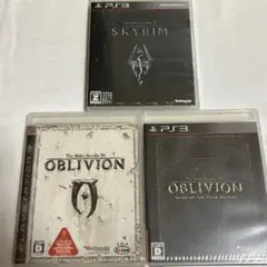 新品未開封　PS3 オブリビオン&スカイリム　3点セット販売