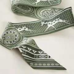 エルメス ツイリー シュヴァル・ドゥ・クール・バンダナ ブルー 新品未