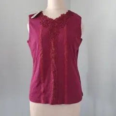 新品未使用ノースリーブトップス森ガール姫ギャル フェアリーグランジ レース装飾